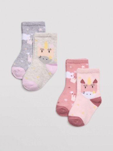 Pack 2 Calcetines Bebé niña Ysabel Mora estampados  [1]
