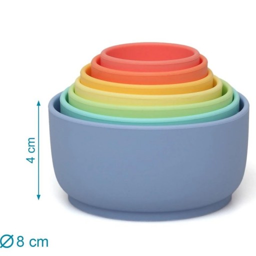 Cubos de silicona para el baño del bebé KIOKIDS [2]