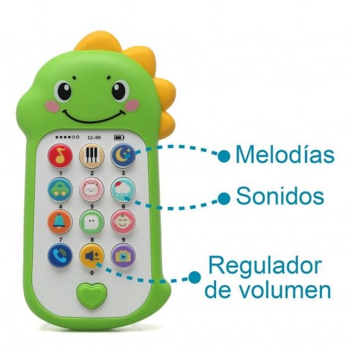 Teléfono Musical Dinosaurio KIOKIDS [1]