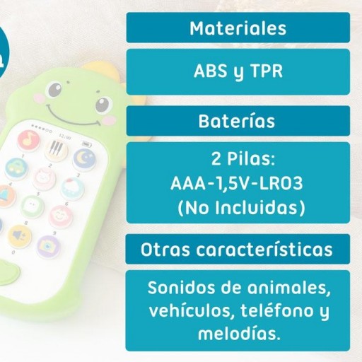 Teléfono Musical Dinosaurio KIOKIDS [4]