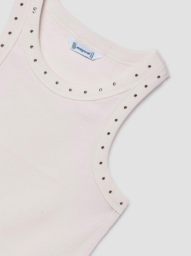 Camiseta tirantes canalé chica MAYORAL [4]