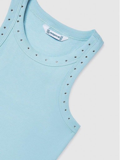 Camiseta tirantes canalé chica MAYORAL [3]