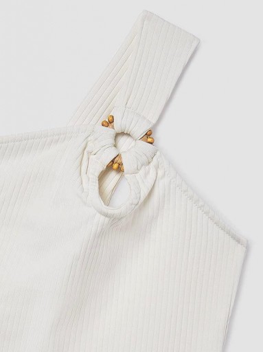 Camiseta asimétrica canalé chica MAYORAL [4]