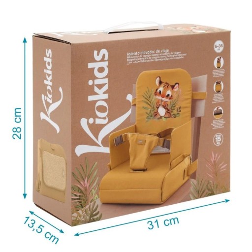 Trona de Viaje plegable Tigre KIOKIDS [3]