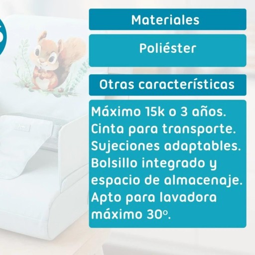 Trona de Viaje plegable Ardilla KIOKIDS [3]