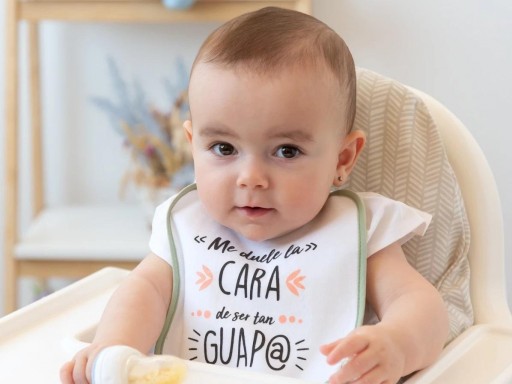 Pack 7 Baberos Impermeables Frases divertidas [3]