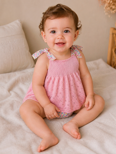 Jesusito bebé niña Pintureque Mac Ilusión 9732 FRESA.jpg