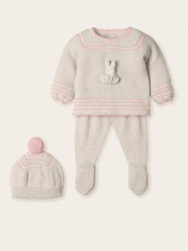 Conjunto Polaina Primera Puesta 3 Piezas MAC ILUSIÓN Rabbit Moonlight [3]