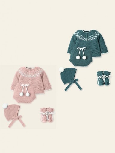 Conjunto Pololo 4 Piezas Punto Bebé MAC ILUSIÓN Cedro Encantado [2]