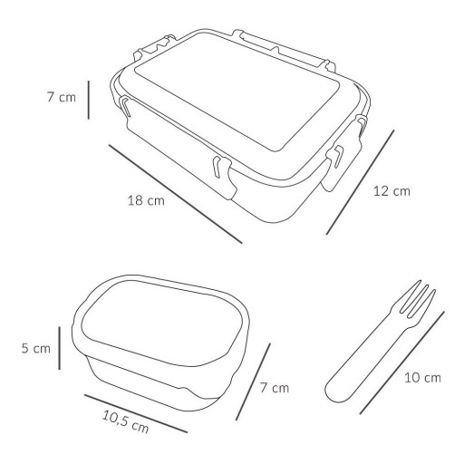 Caja Almuerzo Bento Geometric Nature TUTETE [4]