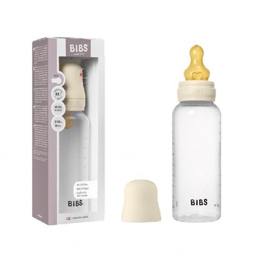 Biberón Plástico BIBS Tetina Látex 270ml   [3]