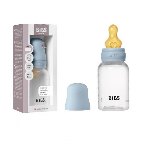 Biberón Plástico BIBS Tetina Látex 150ml   [1]
