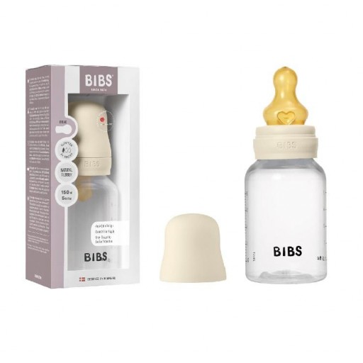 Biberón Plástico BIBS Tetina Látex 150ml   [3]