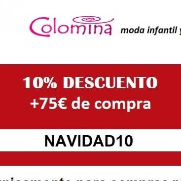 10% de descuento en compras de +75€ 