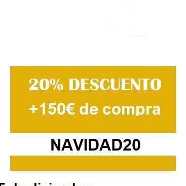 20% de descuento en compras de +150€ 