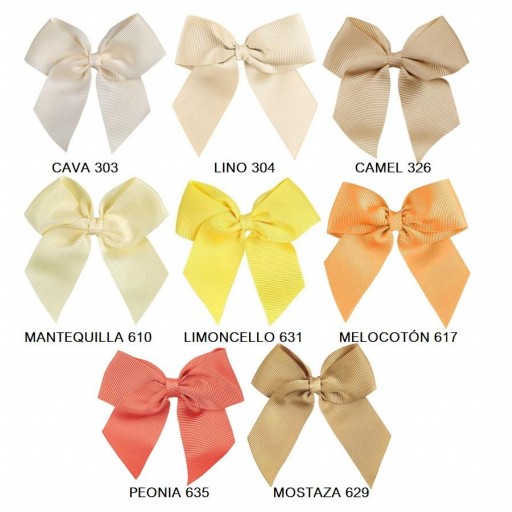 Lazo Pelo Pinza Pequeño Gros Grain Cóndor - 29 colores [3]