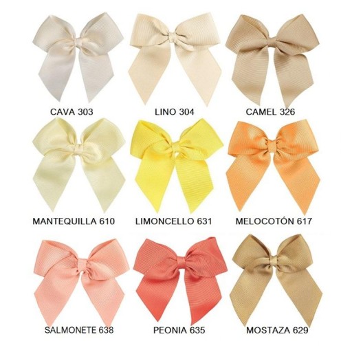 Lazo Pelo Pinza Pequeño Gros Grain Cóndor - 35 colores [3]