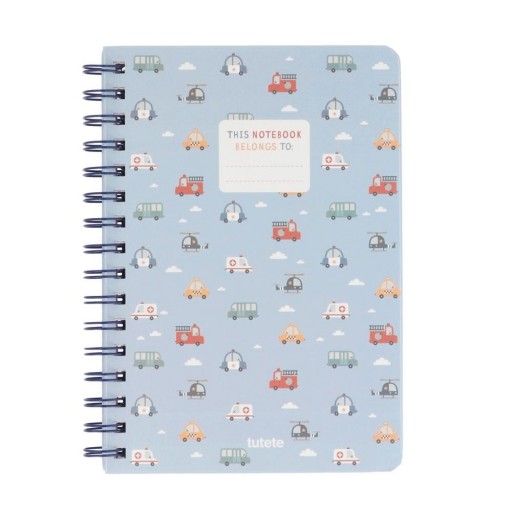 Libreta Escolar City Cars TUTETE