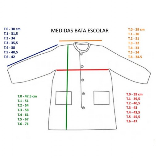 Bata colegio Cuello y Botones CÁMARA FOTOS [3]