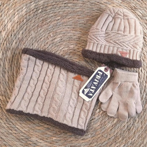 Conjunto niño Gorro + Cuello + Guantes PRIVATA  [1]