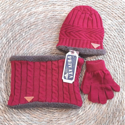 Conjunto niño Gorro + Cuello + Guantes PRIVATA  [2]