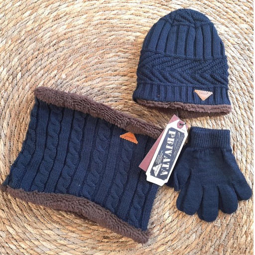Conjunto niño Gorro + Cuello + Guantes PRIVATA 