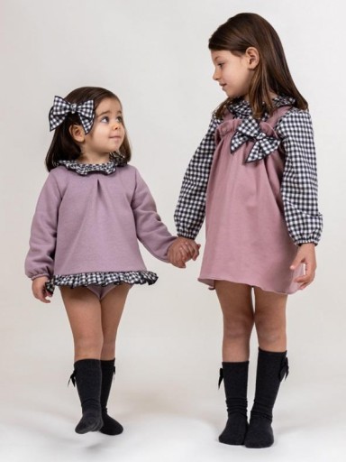 Conjunto Vestido Segre niña CALAMARO BABY  [3]