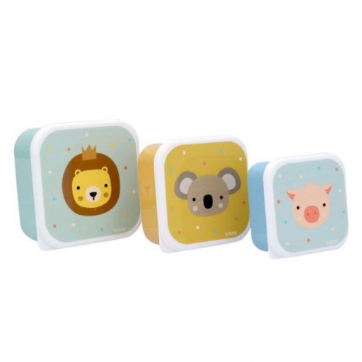 3 Cajas Almuerzo Animal Friends TUTETE  [0]