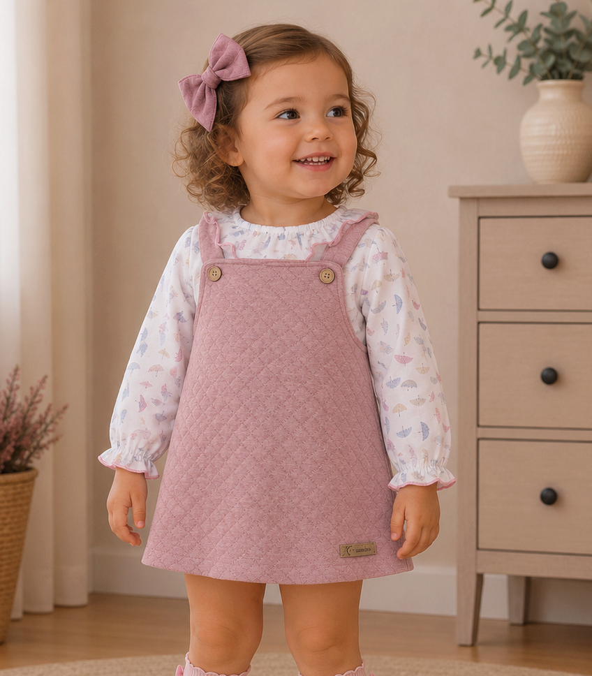 Conjunto Pichi Tormes niña CALAMARO BABY 21270 jpg