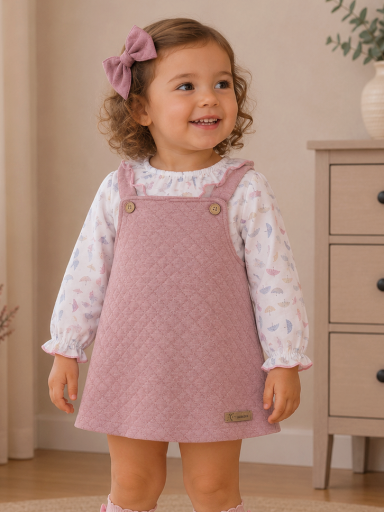 Conjunto Pichi Tormes niña CALAMARO BABY 21270 jpg