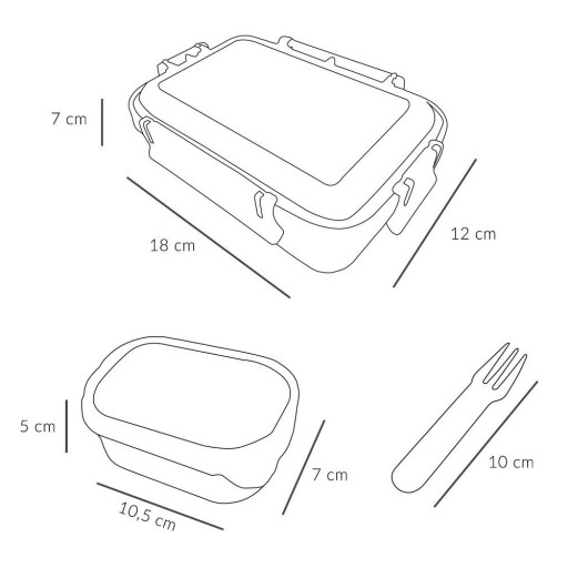 Caja Almuerzo Bento Magical Forest TUTETE [4]