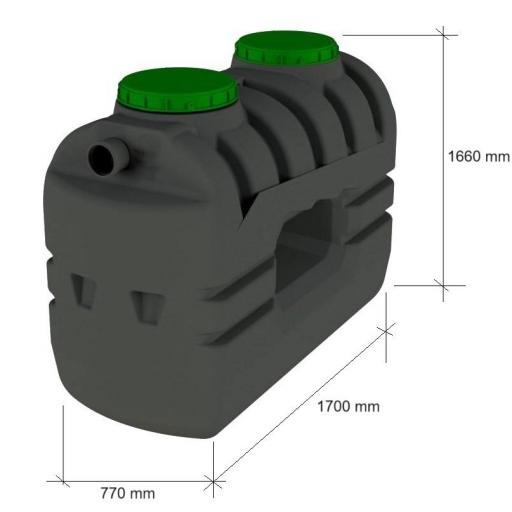 Fosa séptica ESTANCA 1500 litros [1]