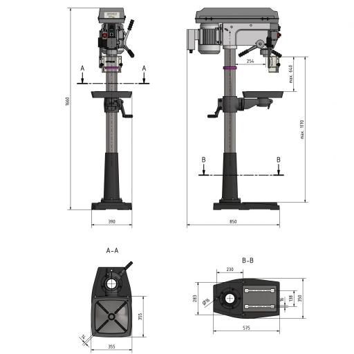 Taladro de Columna DQ32 230V [1]