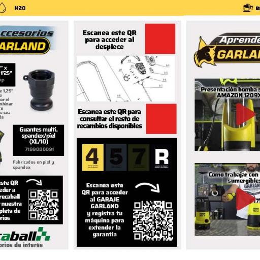 BOMBA SUMERGIBLE GARLAND AMAZON 1209 XE4T-V20 [2]