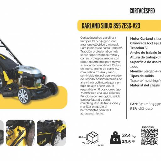 Cortacésped SIOUX 855 ZESG-V23 [3]