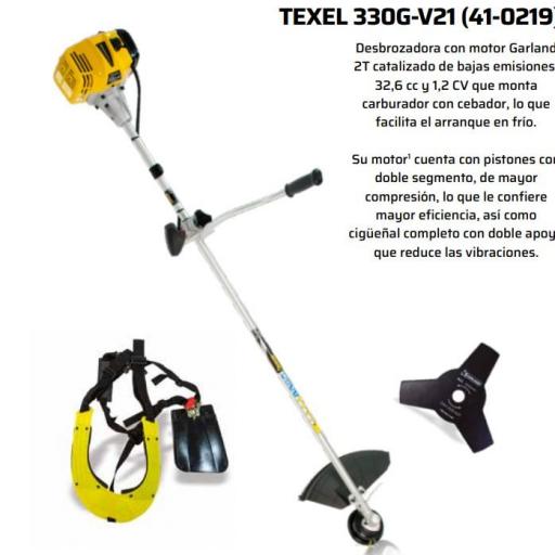 Desbrozadora a gasolina TEXEL 330 G-V21 [1]