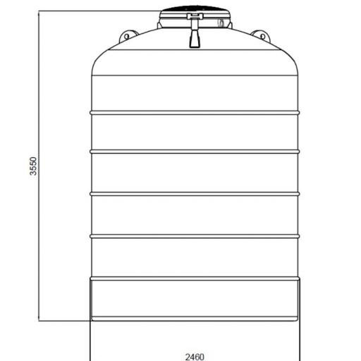 Depósito de 15.000 litros vertical polietileno agua potable  [2]