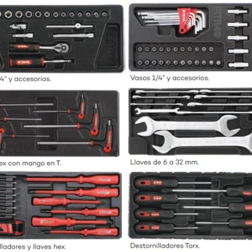 Carro de Herramientas con 138 piezas BTK359W [1]