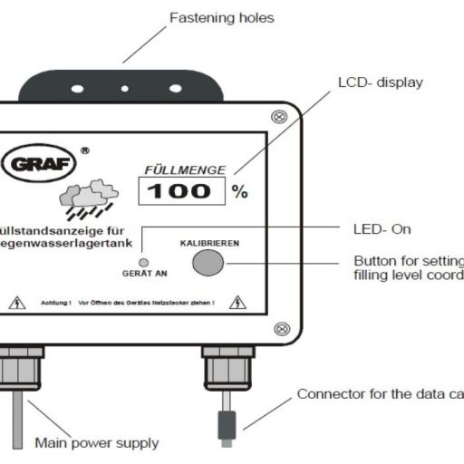 Detector nivel digital para depósitos de agua - GRAF [1]