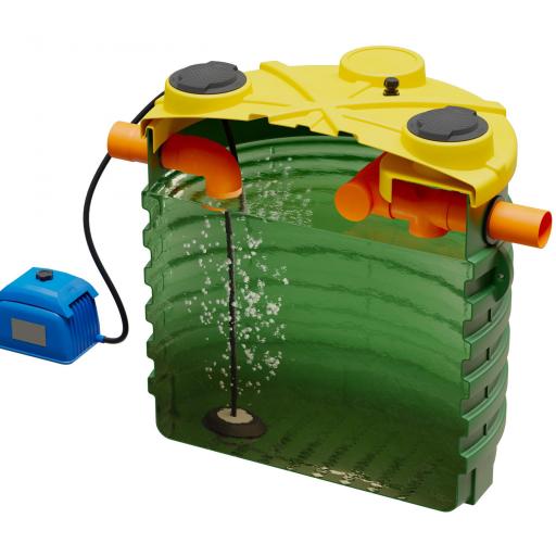 Depuradora de Oxidación Total 6 habitantes - incluye desinfección