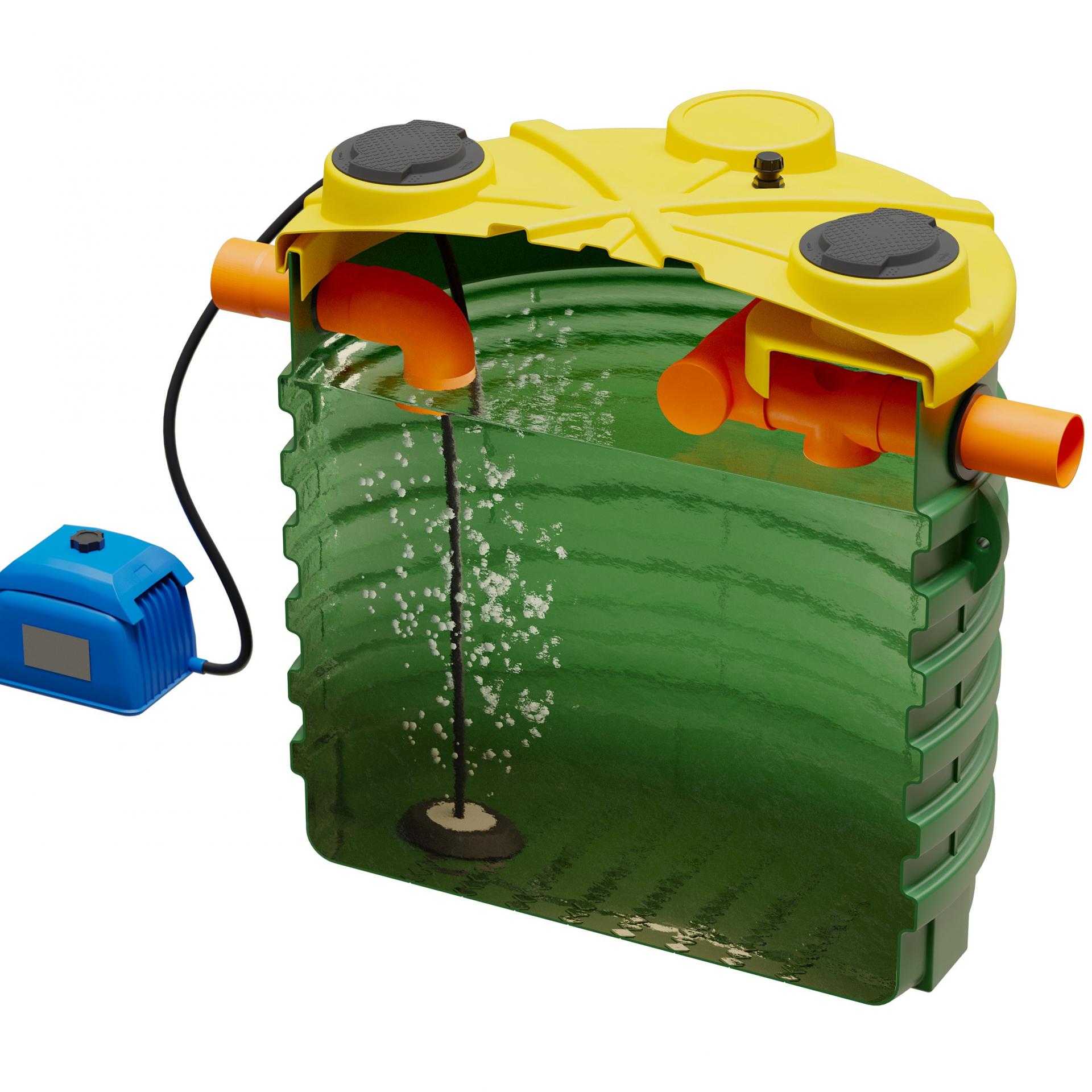 Depuradora de Oxidación Total 5 habitantes - incluye desinfección