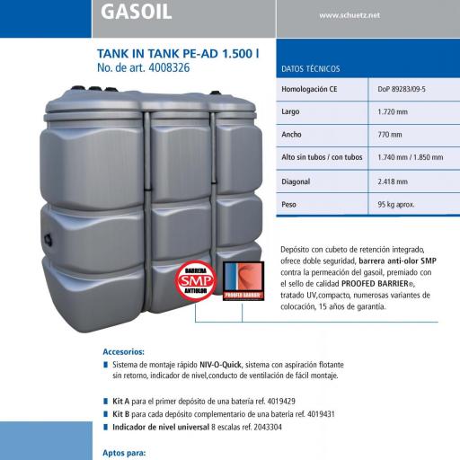 Depósito gasoil doble pared 1500 litros [2]