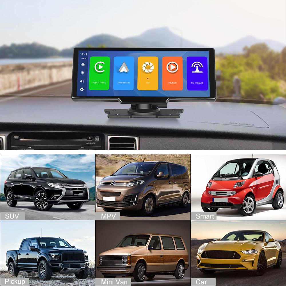  Apple Carplay inalámbrico y Android Auto, pantalla de