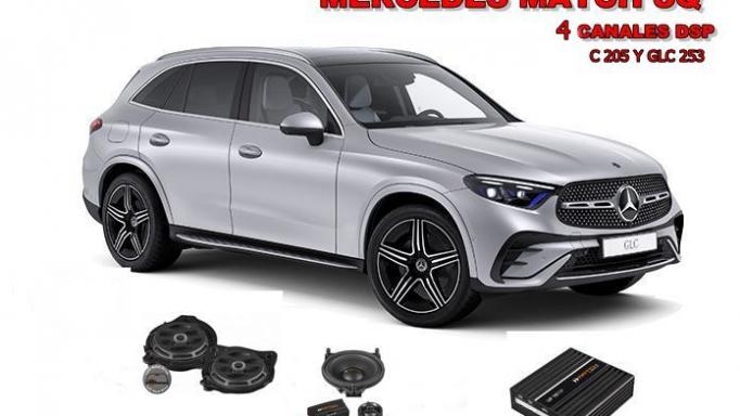 Sistema Match Mercedes C y GLC , 4 canales dsp [0]