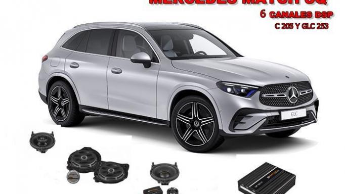 Sistema Match Mercedes C y GLC , 6 canales dsp