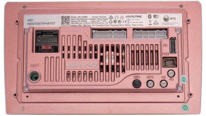 Alpine INE-AX809 con marco y cableado especifico  [1]