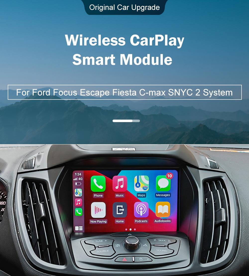 Interface Carplay Android Auto Ford 8" Sync 2