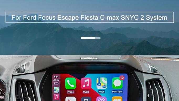 Interface Carplay Android Auto Ford 8" Sync 2