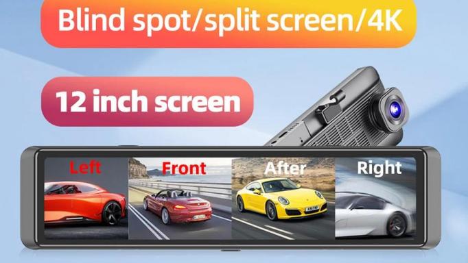 Sistema 4 camaras grabacion Dash cam  externa