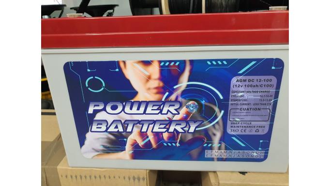 Bateria AGM 100A  Power Battery